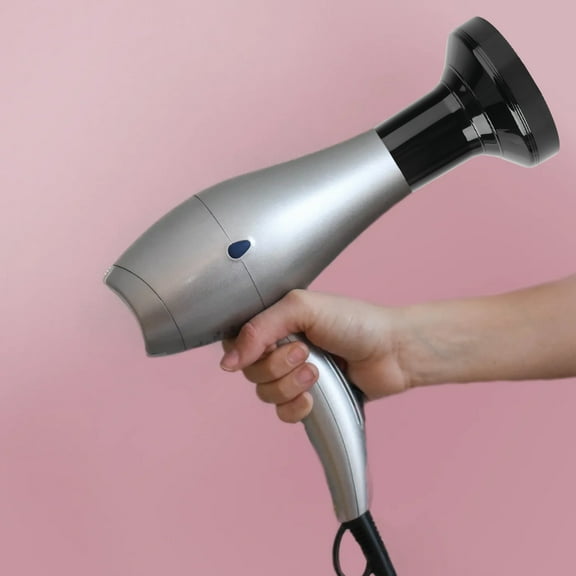 HEMOTON Hair Dryer Cover with Diffuser for Salon Use Made of ABS Black Simple Design Easy to Use at Home or Shop 1Pc