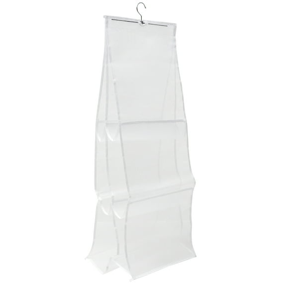 COOPHYA Wardrobe Handbag Organizer White 1Pcs 36.6X13.8X11.8In