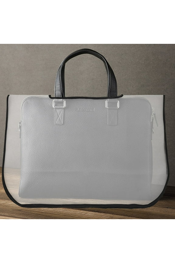 HEMOTON Handbag Raincoat Poncho Transparent Tote Bag For Easy Carrying Waterproof Storage Bag For Stylish Women Designed For Outdoor Use