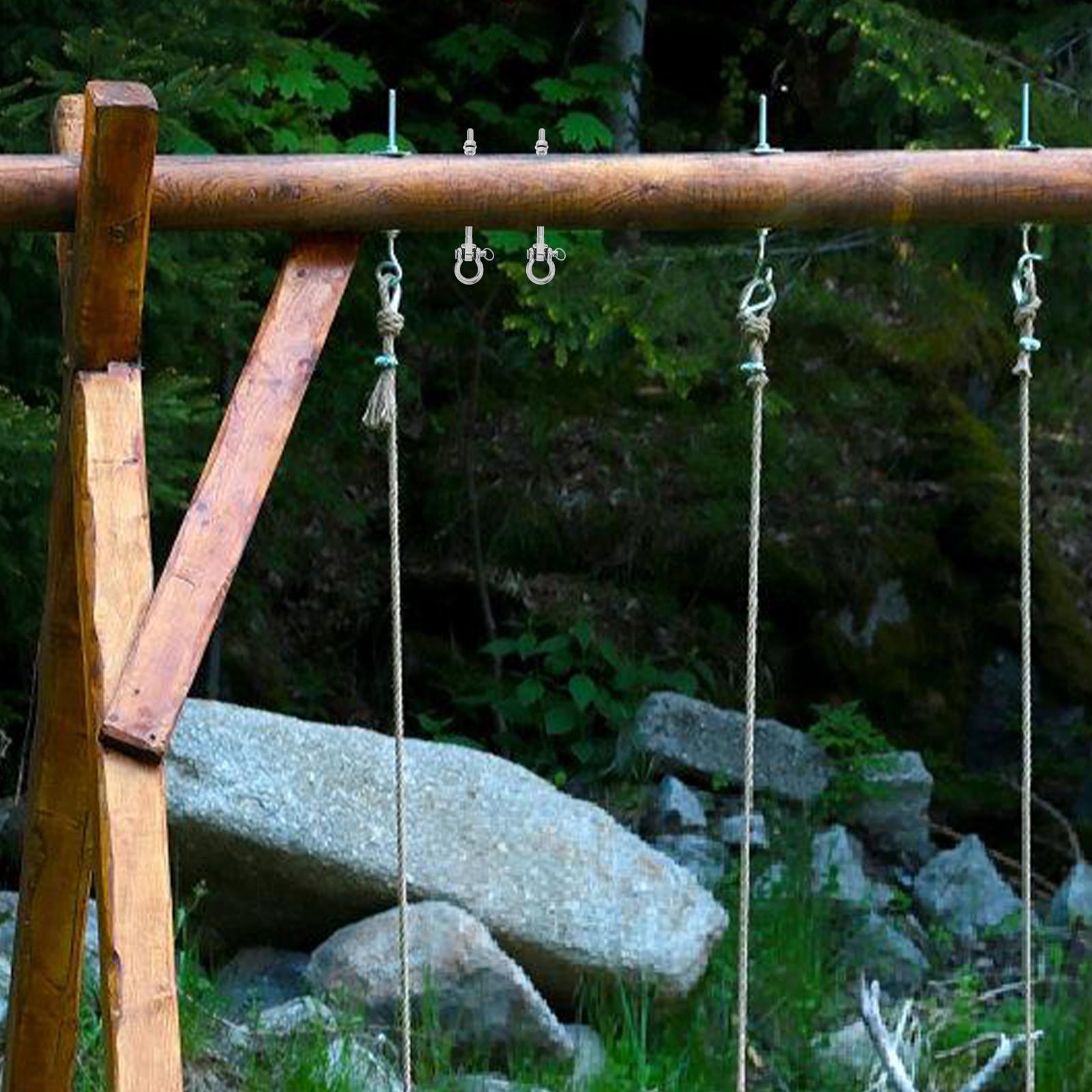 HEMOTON Hanging Chair Hardware Hammock Supply Patio Swing Chair Part ...