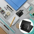 thumbnail image 1 of HEMOTON Hole Puncher Handheld Office Puncher Office Student 11.5X9cm Black, 1 of 8