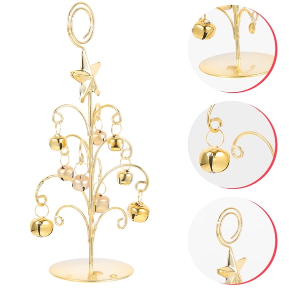 HEMOTON Holiday Place Card Holders Table Number Clip 15.5X6.5X6.5CM