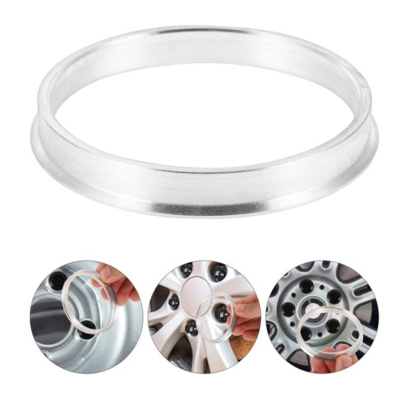 HEMOTON Hub Centric Ring Replacement Center Bore Adapter Vehicles Hub Accessories Hub Centric Ring Replacement Wheel Hub Decor Vehicles Hub Ring