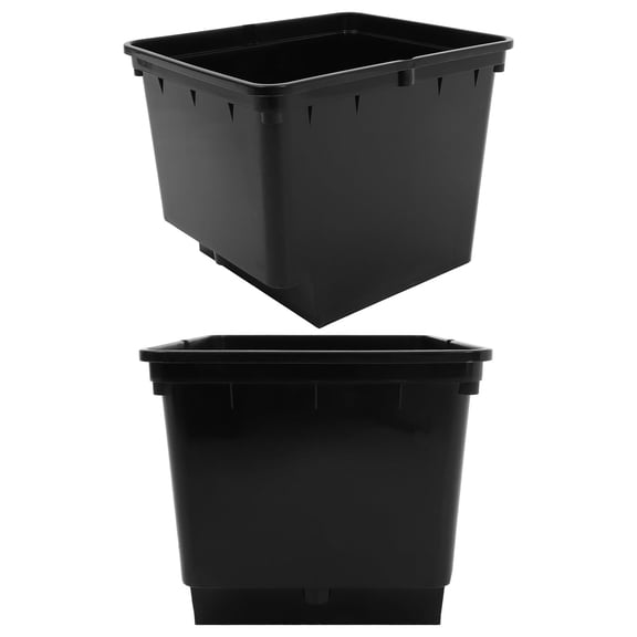 HEMOTON Black Hydroponic Dutch for Growing Small Indoor Vegetable Plants Efficiently