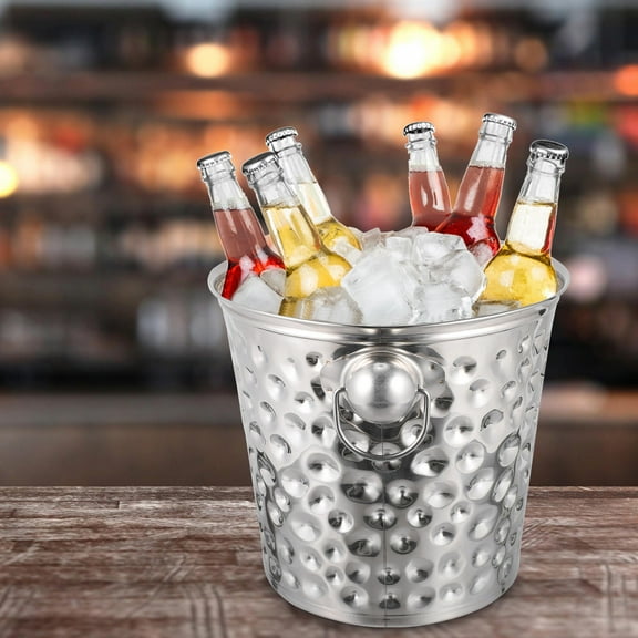 HEMOTON  Ice Bucket for Freezer Ice-cold Beer Barrels Non-skid Multi-functional