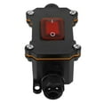thumbnail image 1 of HEMOTON Inline Cord Switch On/Off Toggle for Outdoor 2 Position Black PC Material, 1 of 8