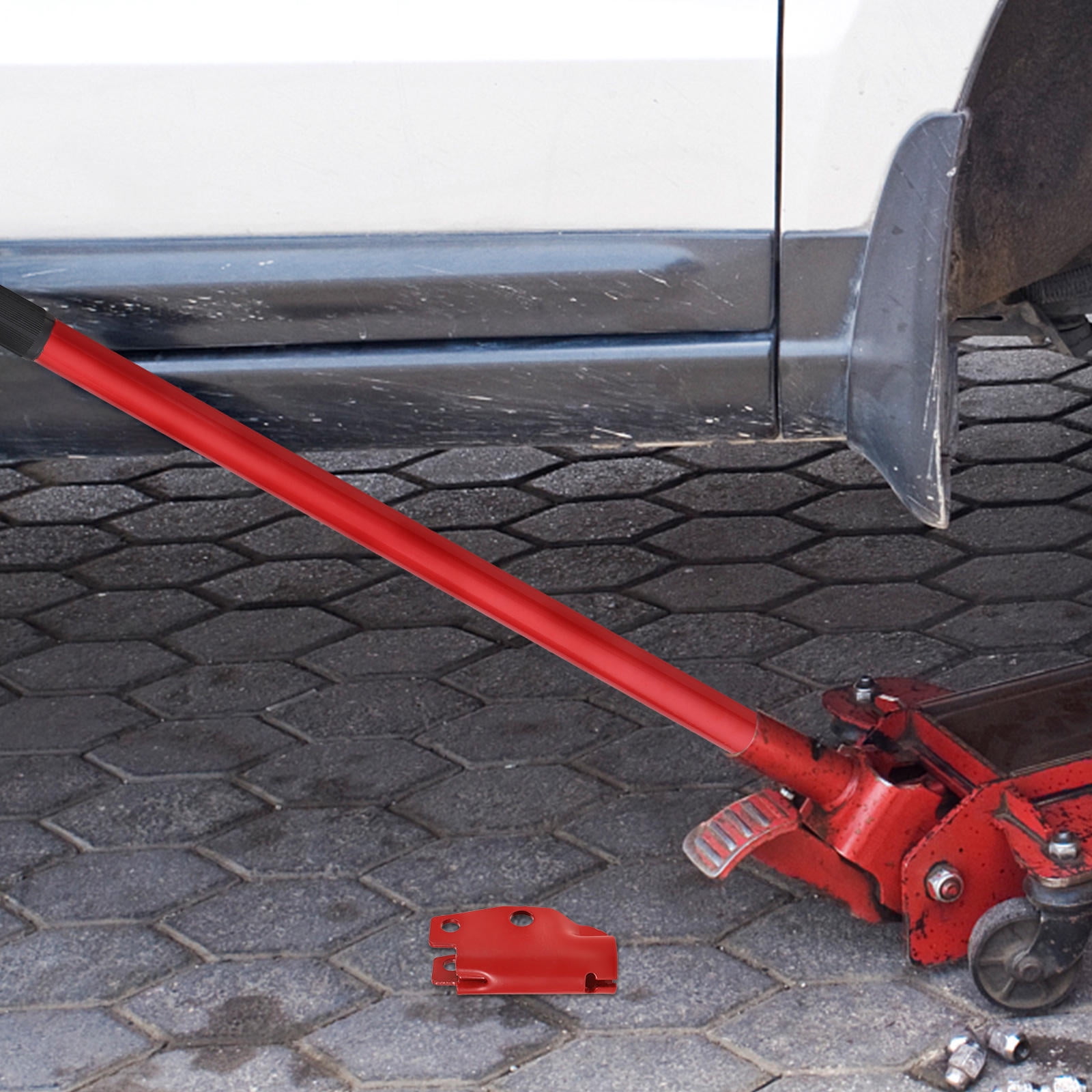HEMOTON Jack Handle Connector Replacement Hydraulic Jack Handle Connector 2-ton Horizontal Jack Pump Lift Handle Jack Oil Pump Lift Handle
