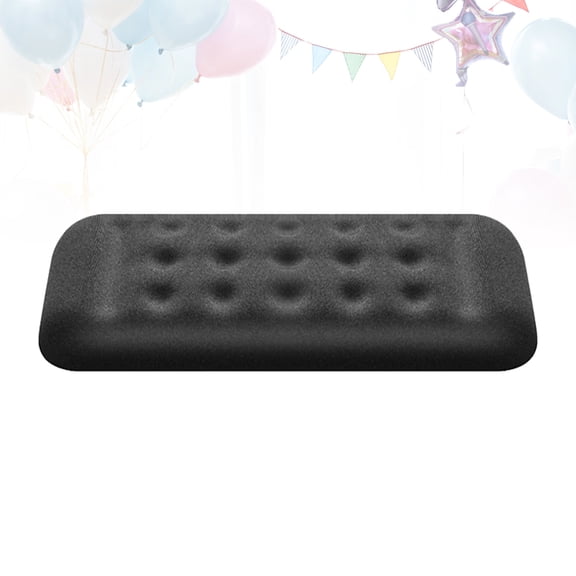 HEMOTON  Keyboard Rest Pad Ergonomic Wrist Mouse Support for Computer Black