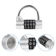 thumbnail image 1 of HEMOTON Keyless Password Combination Lock Student 5.2X5X2CM Silver, 1 of 8