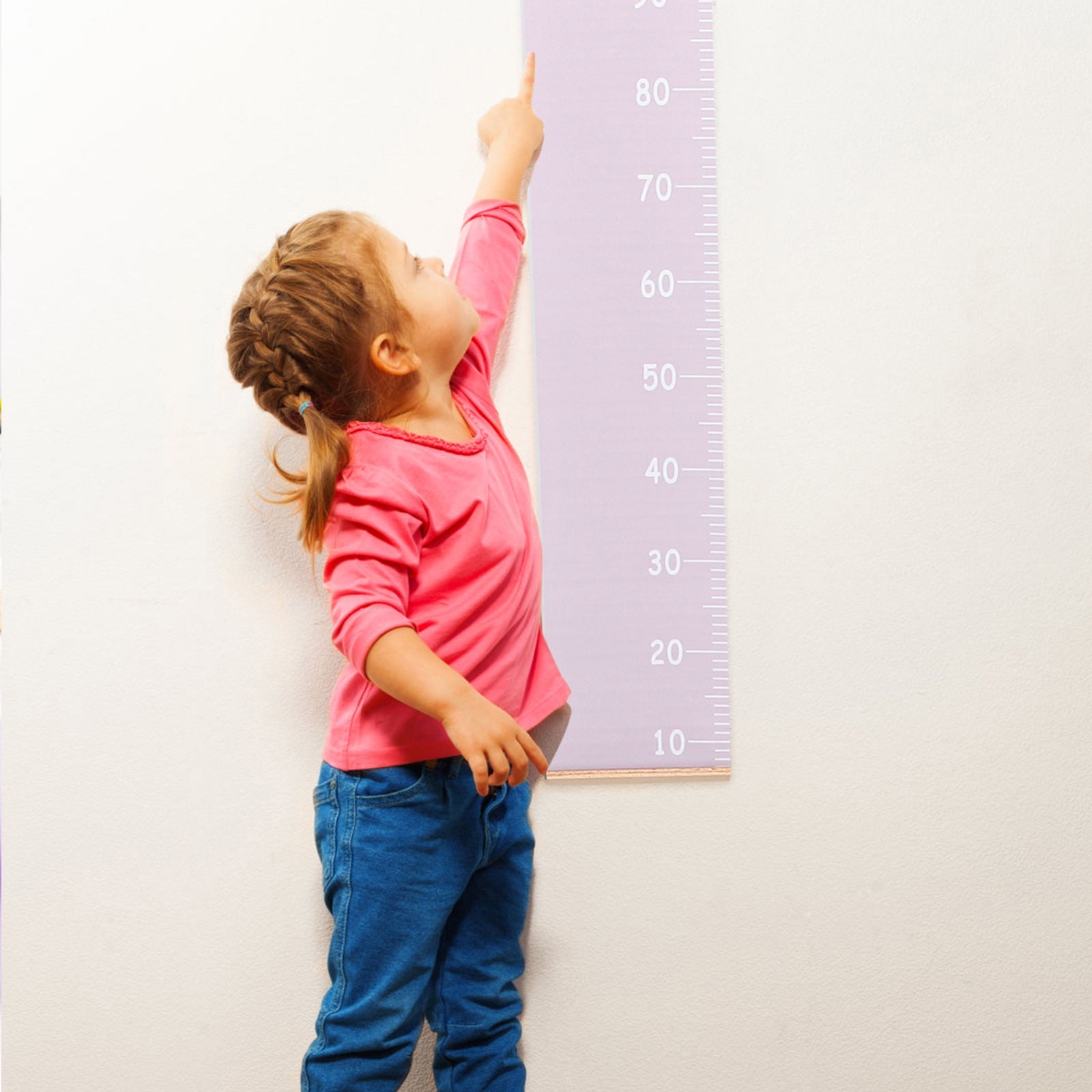 HEMOTON Kid Tape Measure Kids Height Ruler Canvas Adhesive Chart Child ...