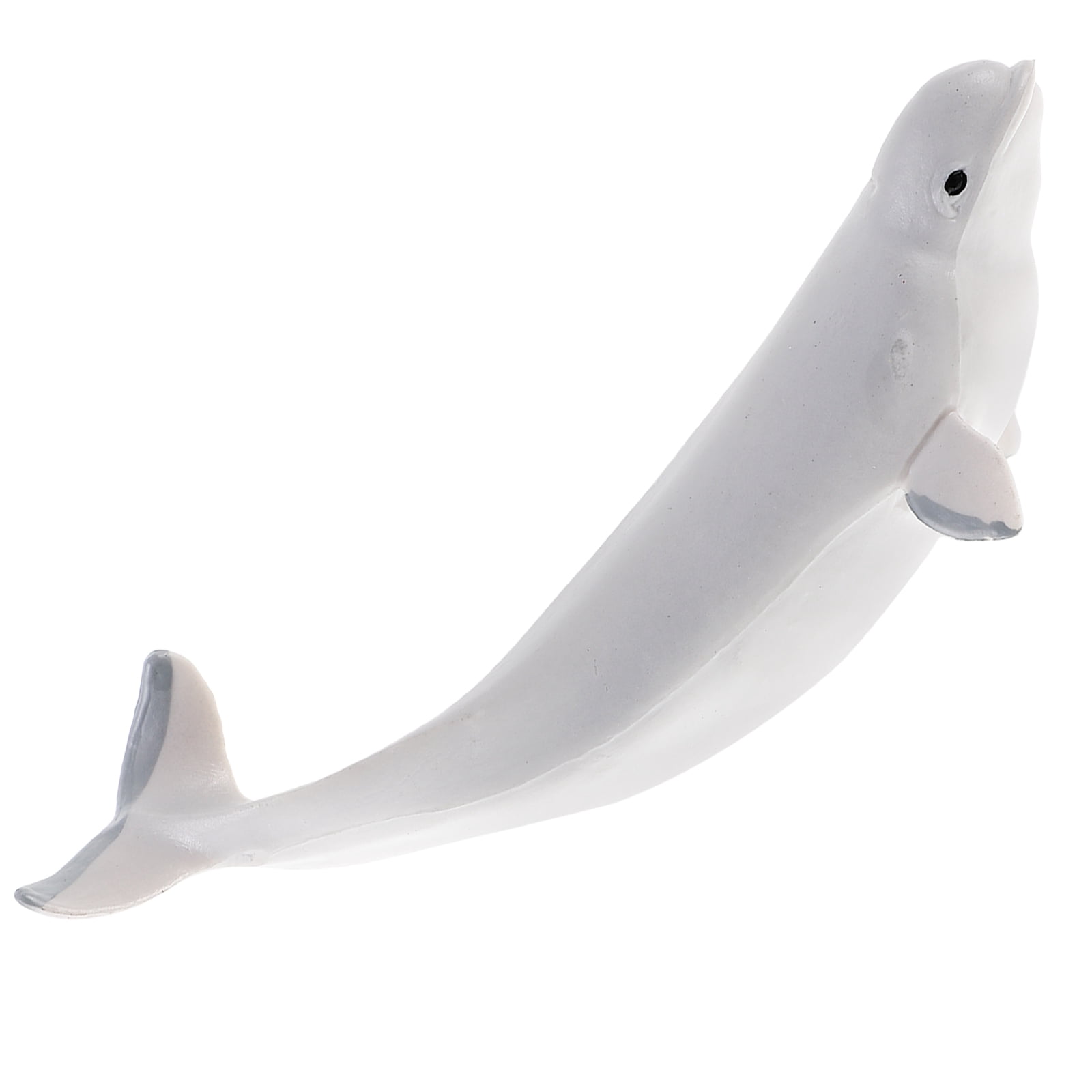 HEMOTON Kids Beluga Model Toy Safe Material Whale Toy Child 13X5.5X5 ...