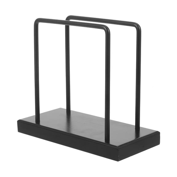 Hytrove Napkin Holder for Kitchen Iron Black for Home Use 1Pack