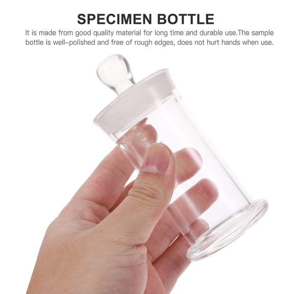 HEMOTON Laboratory Sample Bottle Sampling Glassware Vial Specimen Baby