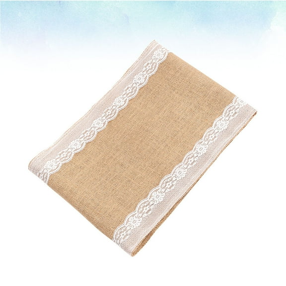 Phenofice Lace Tablecloth Light Brown for Wedding Party Table Decorations