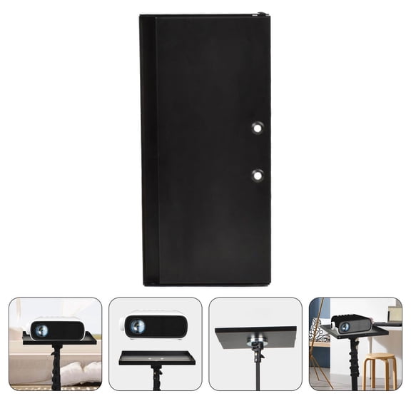 HEMOTON Laptop Riser Aluminum Projector Bracket Travel 39.00X29.00X2.00CM Black