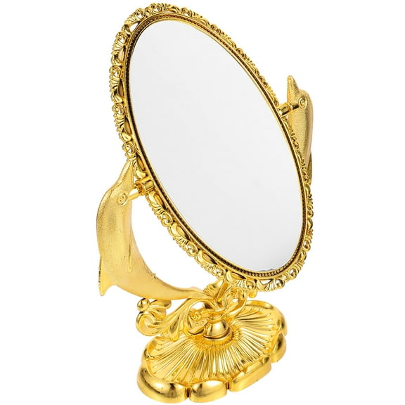 HEMOTON Large Double Side Mirror Vanity Mirror Versatile Mirror Travel 29x22cm