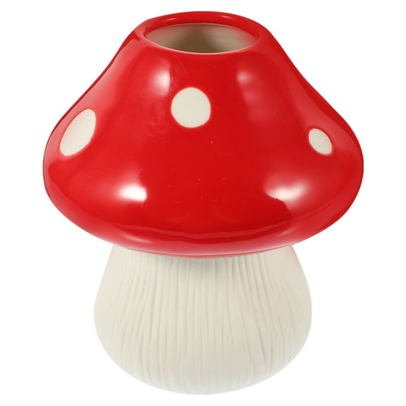 HEMOTON Large Vase for Flowers Mushroom Ceramic Storage Container