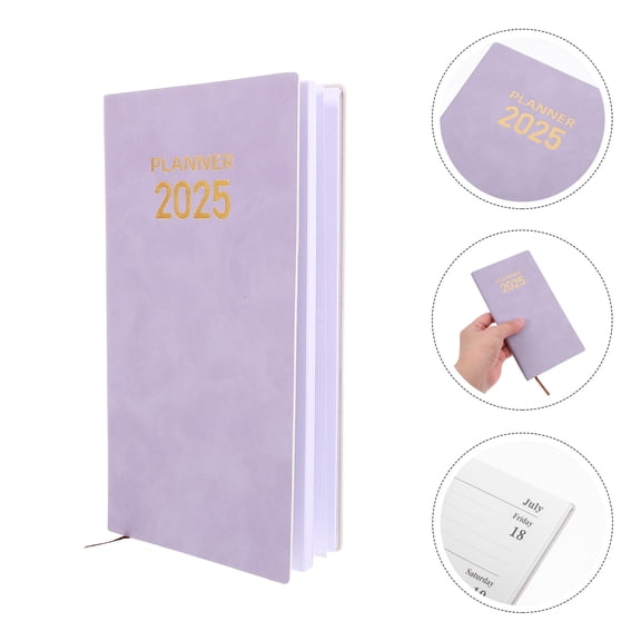 HEMOTON Lavender Academic Planner Notebook for Home Use with High Durability and Fine Workmanship 8.5 x 11 Inches