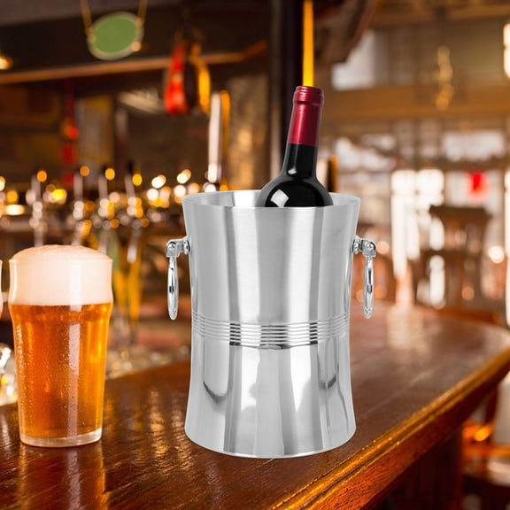 HEMOTON  Layered Wine Barrel Bucket Beer Cooler Ice for Restaurant