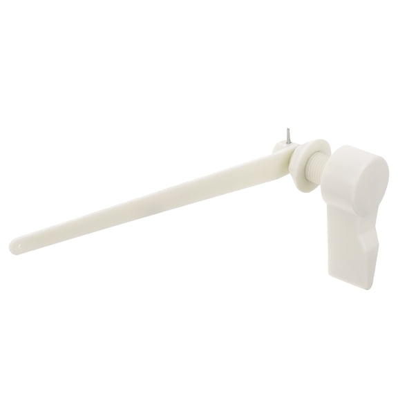 ORDDIART Toilet Handles Replacement White Plastic 1Set 7.7x2.8in