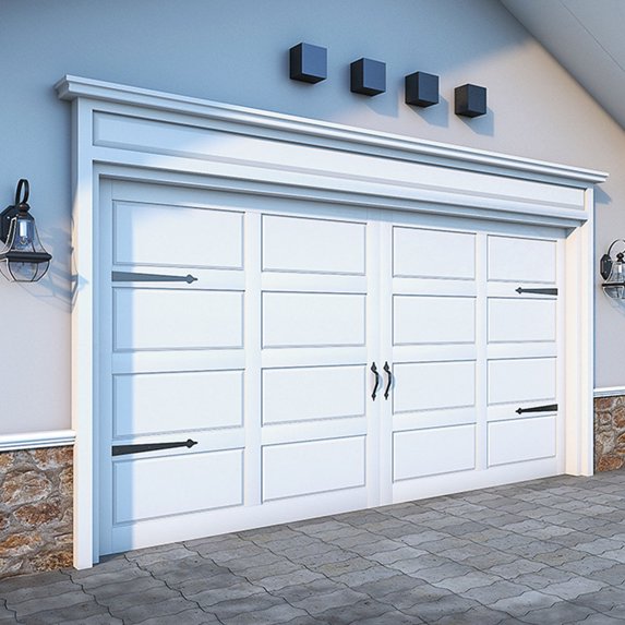 HEMOTON Lift up Door Cabinet Hinges Furniture Hinges 44X5CM Black