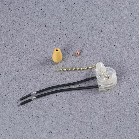 HEMOTON Golden Light Pull Switch with Pull Chain for Easy On in Home and Office Lighting