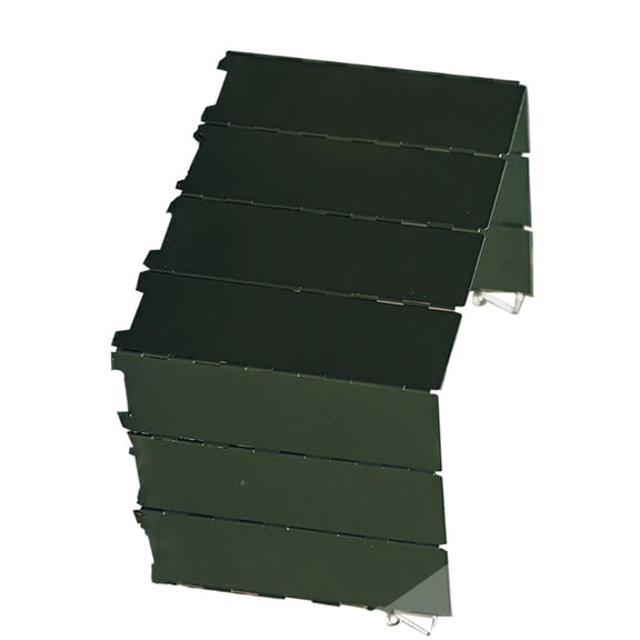 Phenofice Iron Windscreen for Outdoor Stove Accessory 1Pcs 32.23X9.43X0.04in