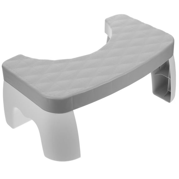 DEEPCRAFF Modern Footstool Plastic Light Grey 1Pack
