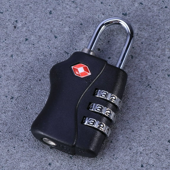RENACLIPY Black Tsa Approved 3 Digit Combination Password Lock for Luggage Security