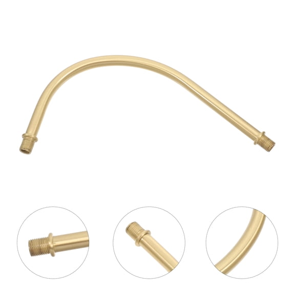 HEMOTON MLINS 1 Set Lamp Replacement Part Lamp Rod Riser And Tube Threaded For DIY Lamp Accessory