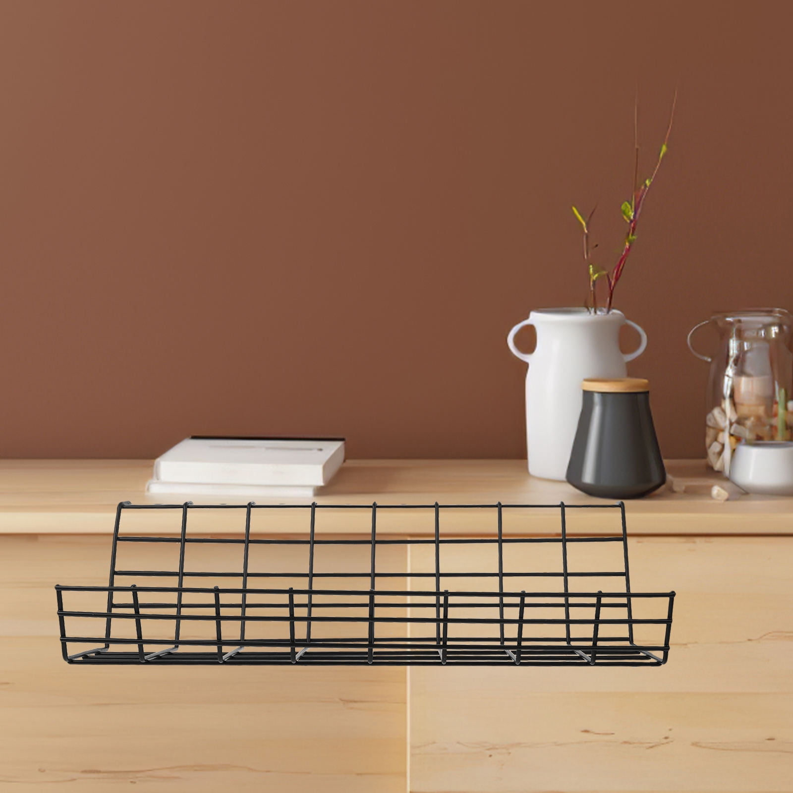 Small Wire Strorage Rack HEMOTON Management Wire Storage Rack Simple Design Cable Holder ...