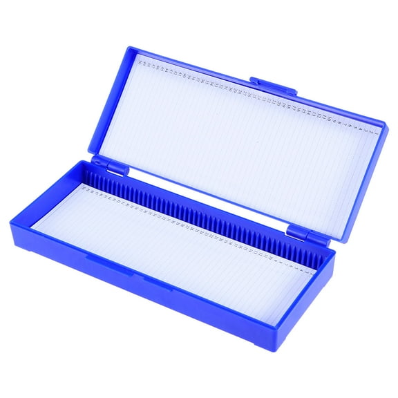 HEMOTON Microscope Bio Slice Box Biological Pathology Plastic Slice Cassette (Navy)