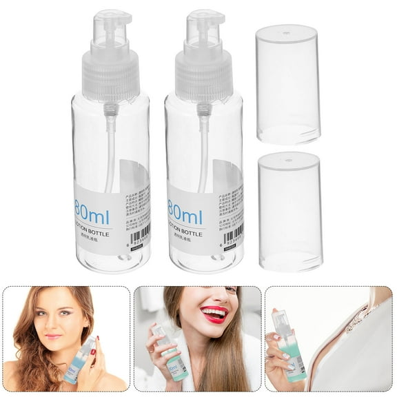 HEMOTON Milk Pump Dispenser Squeeze Bottle Pump Bottle for Cosmetics Travel Size 3