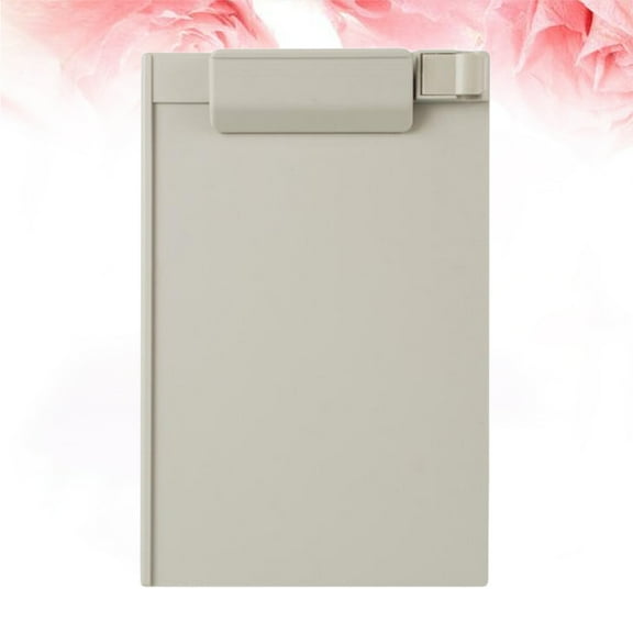 HEMOTON Mini Clipboard with Pen Holder Writing Paper Office