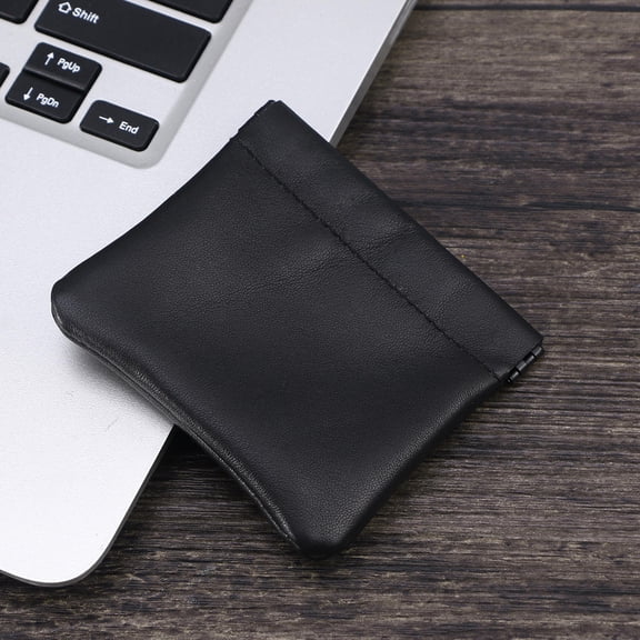 HEMOTON Mini Headphone Carrying Bag 8.50X7.50X0.30CM Black