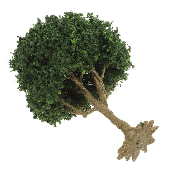 RENACLIPY Realistic Green Plastic Model Trees for Landscape, Diorama, Train Set, Easy to Use and Versatile Decoration