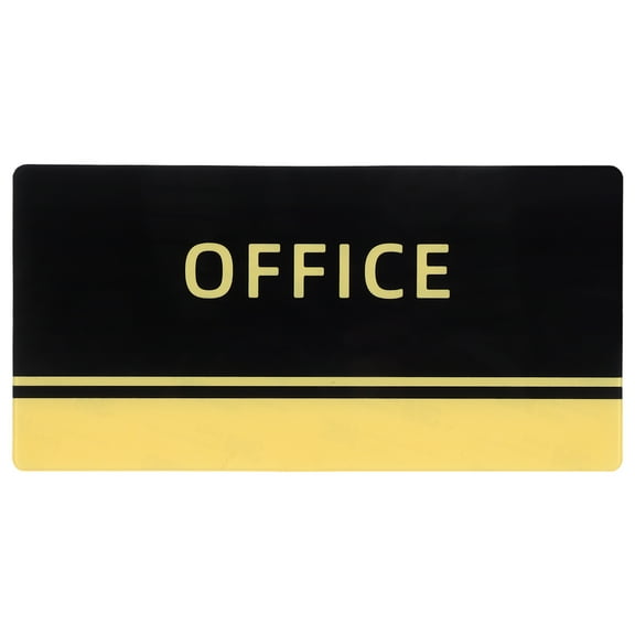 HEMOTON Modern Acrylic Office Sign for Door Office Room Indicator Sign Ideal for Conference and Meeting Room and Reception Area