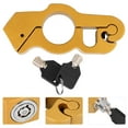thumbnail image 1 of HEMOTON  Motorcycle Handlebar Security Lock Throttle Locks Anti Theft Yellow, 1 of 8