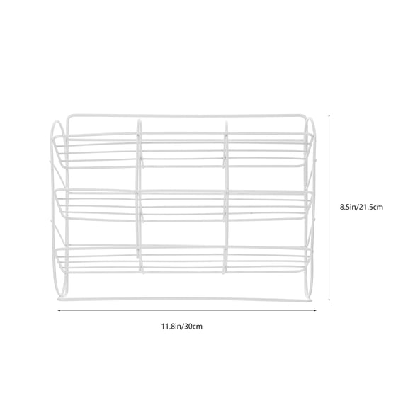 HEMOTON  Multi-purpose Storage Rack Sock Organizer Wardrobe Closet White
