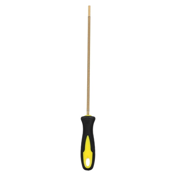 HEMOTON MultiColor Chainsaw File Tool for Woodworking with Plastic Handle and Emery Material 7.5 Inch