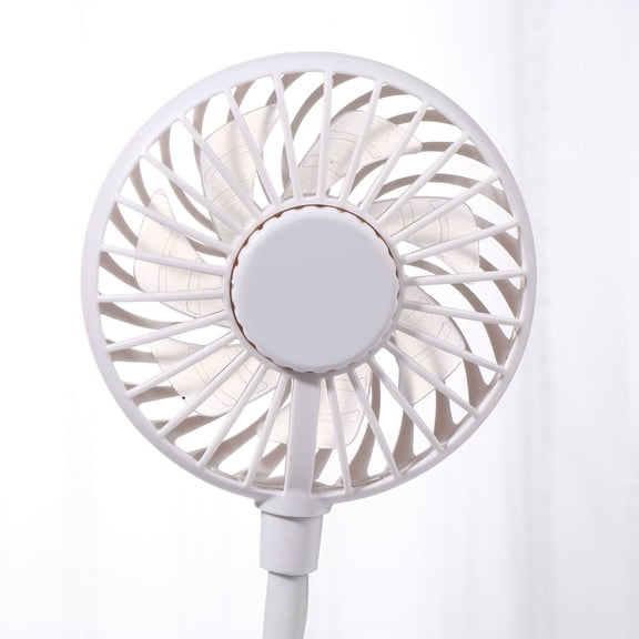 HEMOTON Multifunctional Aroma Fan with Reading Lamp for Decoration White Plastic 1Pc USB Powered