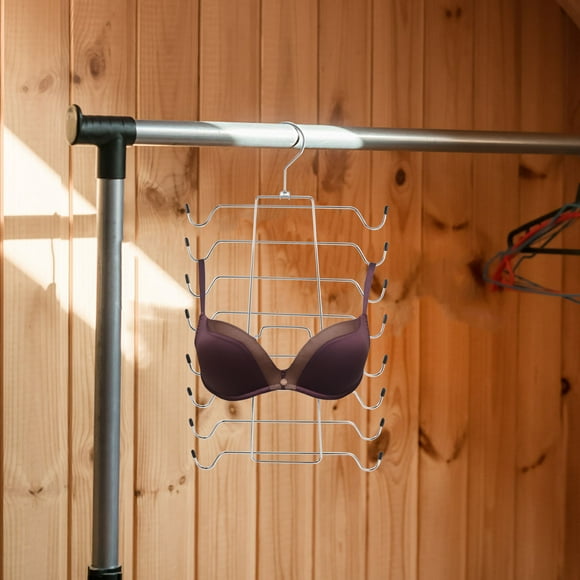 DEEPCRAFF Bra Storage Organizer for Closet Sturdy Iron Multi Layer Hanging Rack