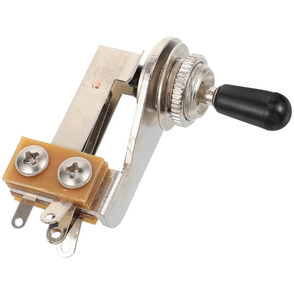 Phenofice Guitar Toggle Switch Metal 1Pcs 1.97X1.97X0.71in