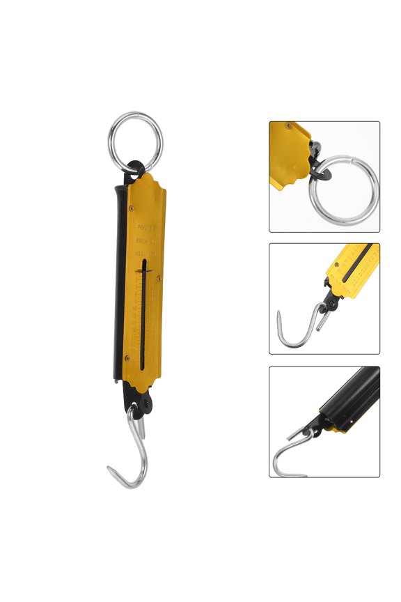 OUNONA Accurate Spring Hand Scale for Travel 1 Set Compact and Convenient Hook Scale with High Precision for Home and Outdoor Use