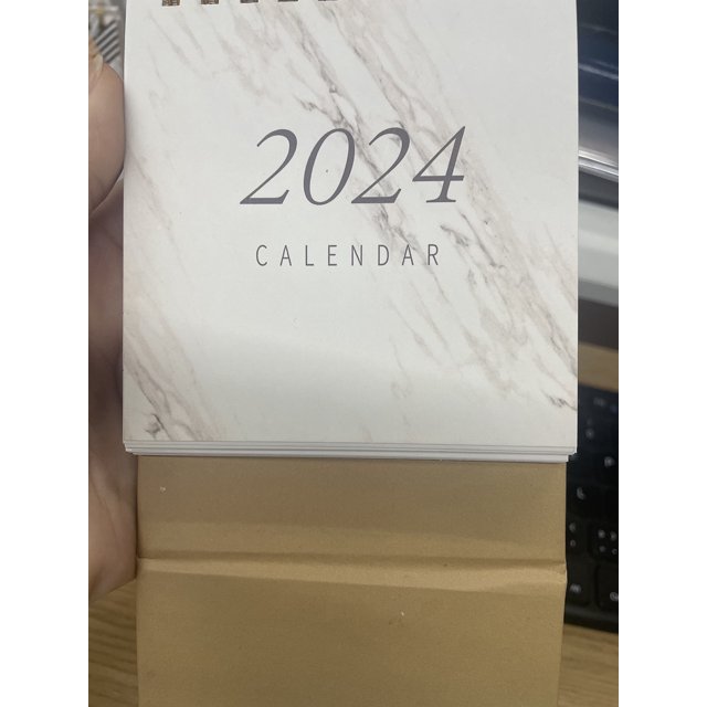 HEMOTON Office Standing Calendar Desk Standing Calendar Decoration