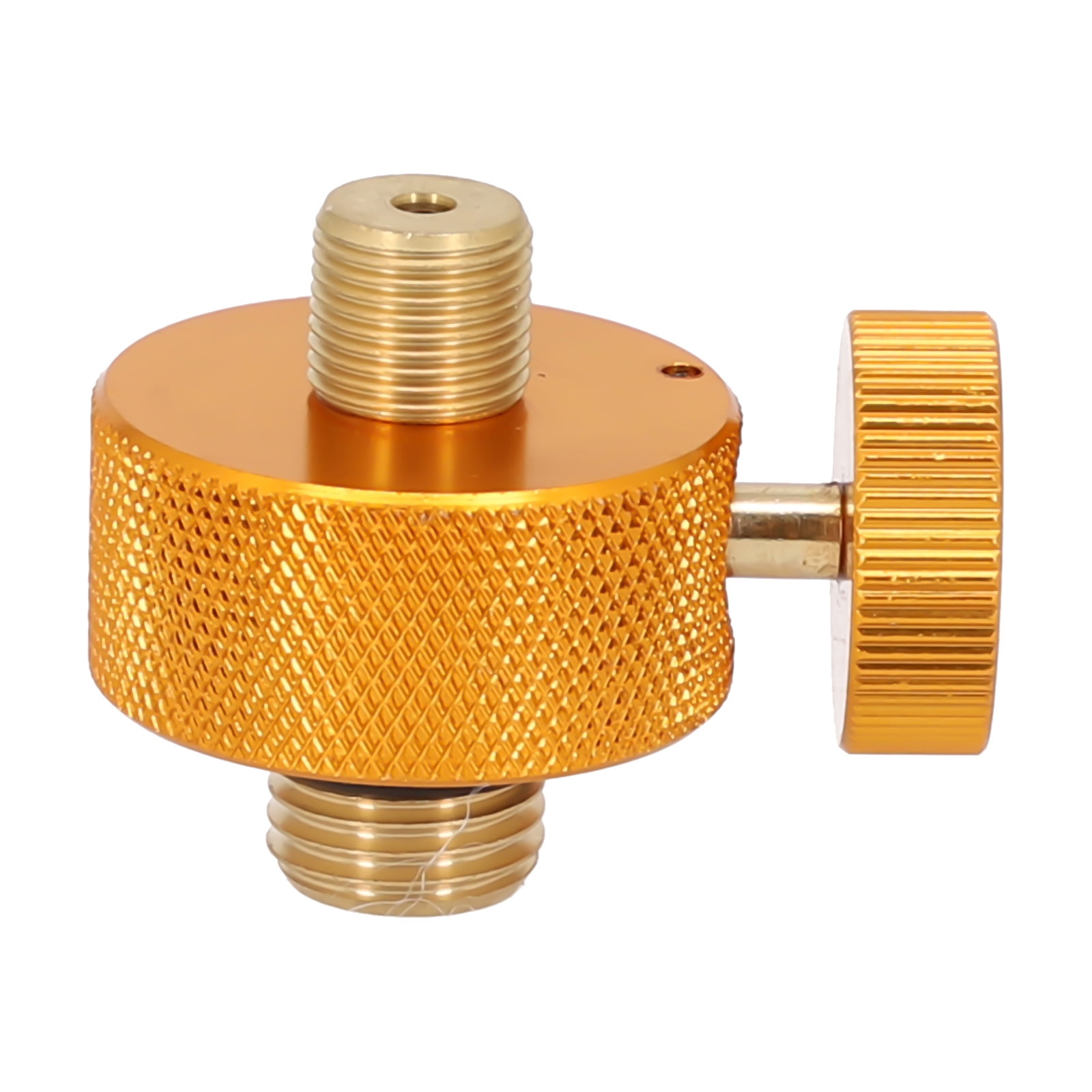 SOPOTUTU Golden Brass Outdoor Stove Adapter for Gas Tank Quick Connect ...