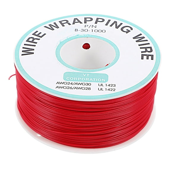 HEMOTON PVC Electrical Wire for Home in Red Color Suitable for DIY Projects and Repairing 16 Gauge
