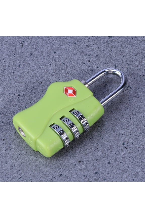 TSA Approved 3-Digit Combination Lock for Luggage Security, Travel Suitcase Lock with Green Color