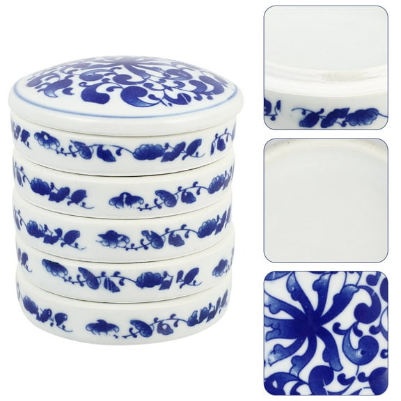 Hytrove Art Paint Tray Ceramic Multi 1 Set Professional Painters Home Use