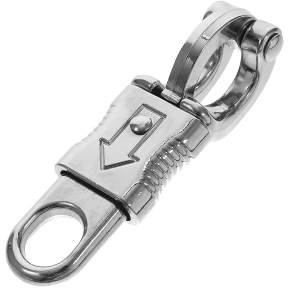 HEMOTON Panic Hook 102mm Panic Snap With Fixed-eye Quick Release Riding Paracord Snap